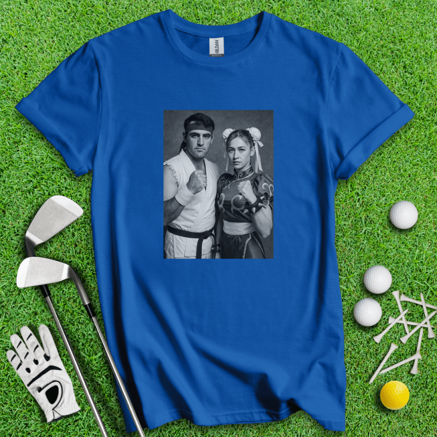 Scottie Scheffler VS. Nelly Korda T-shirt - TeeHee Golf Gear