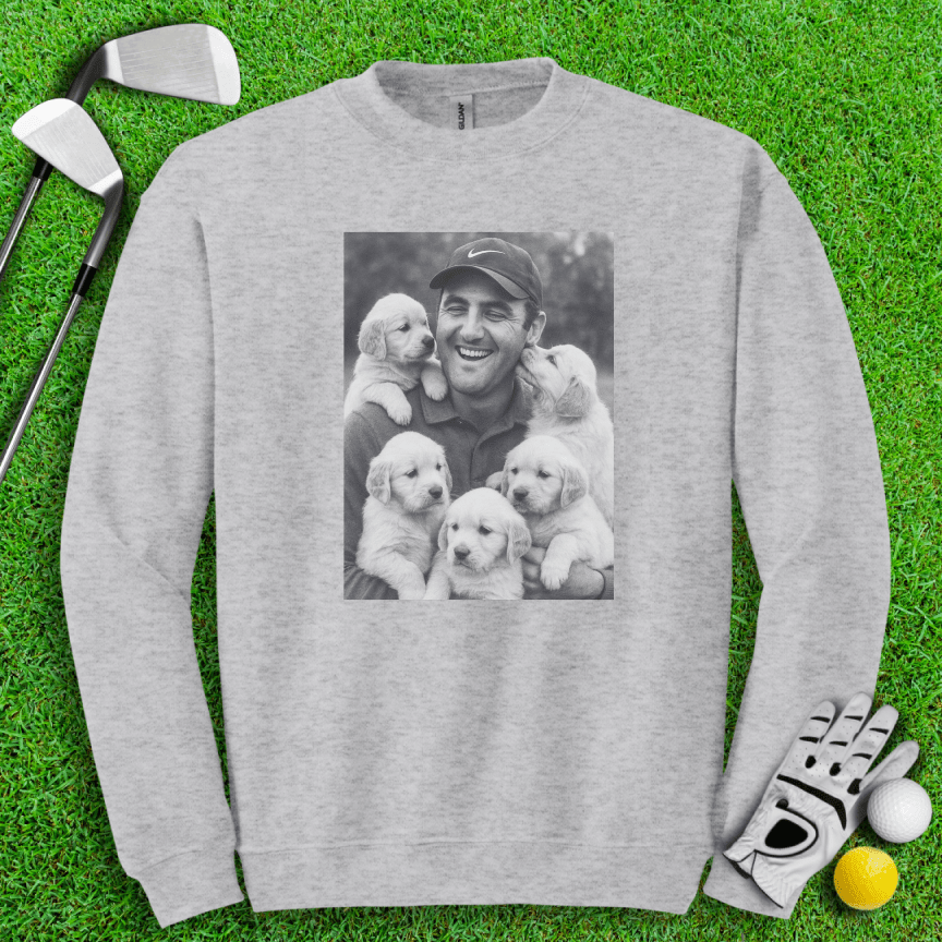 Scottie Scheffler VS. Puppies Crewneck - TeeHee Golf Gear