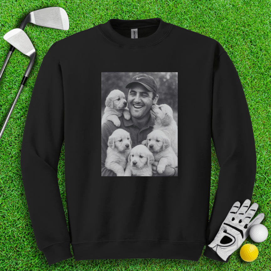 Scottie Scheffler VS. Puppies Crewneck - TeeHee Golf Gear
