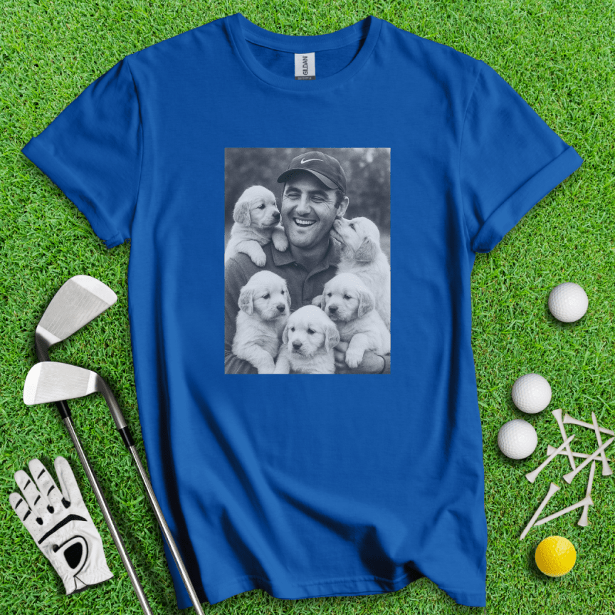 Scottie Scheffler VS. Puppies T-shirt - TeeHee Golf Gear