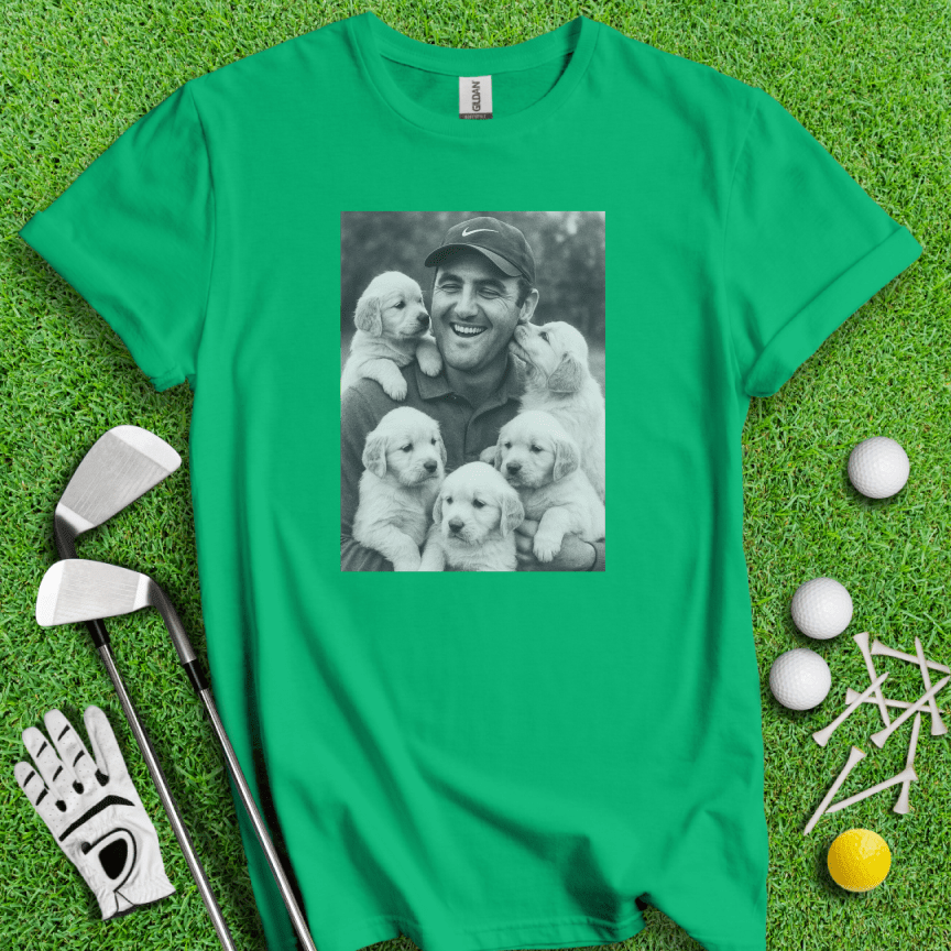 Scottie Scheffler VS. Puppies T-shirt - TeeHee Golf Gear