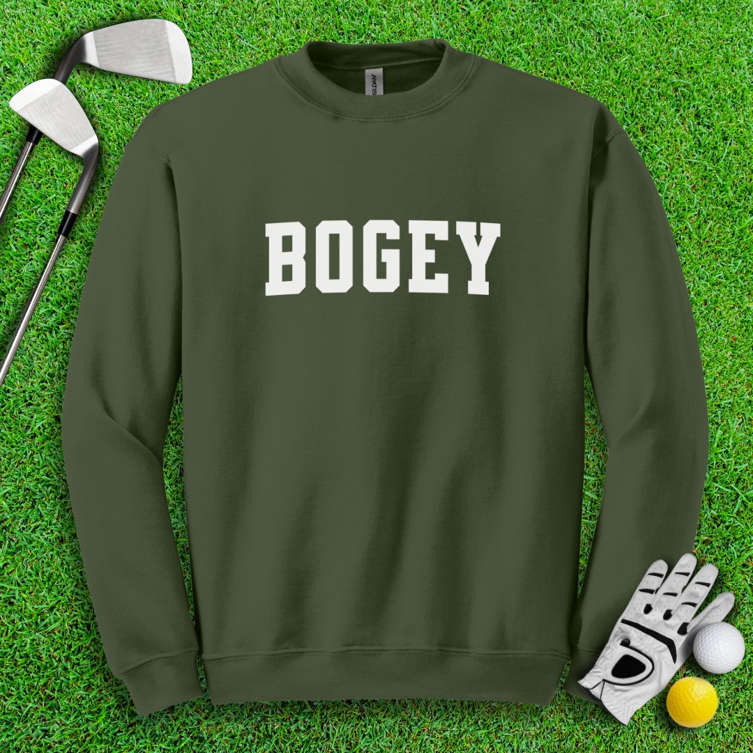 Simple Bogey Text Crewneck - TeeHee Golf Gear