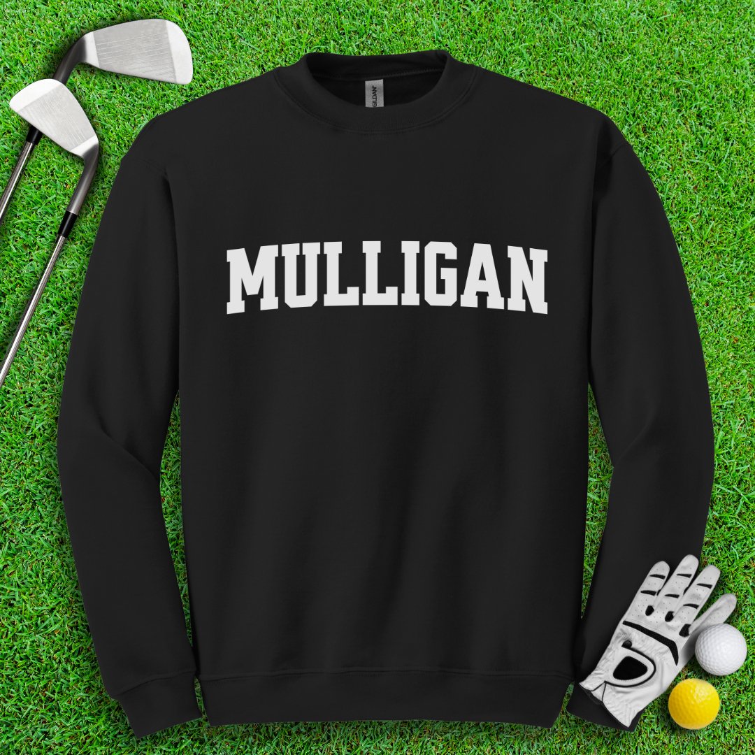 Simple Mulligan Text Crewneck - TeeHee Golf Gear