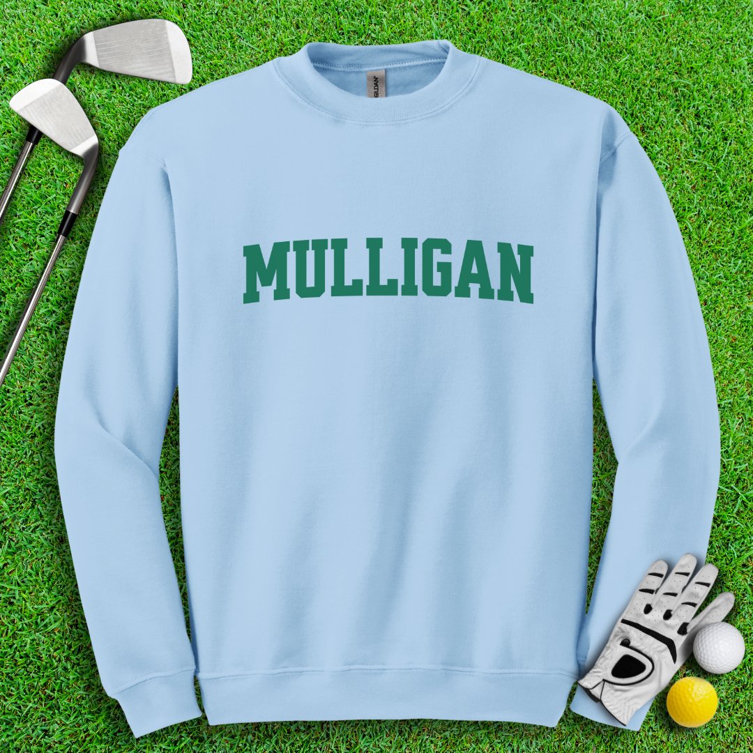 Simple Mulligan Text Crewneck - TeeHee Golf Gear