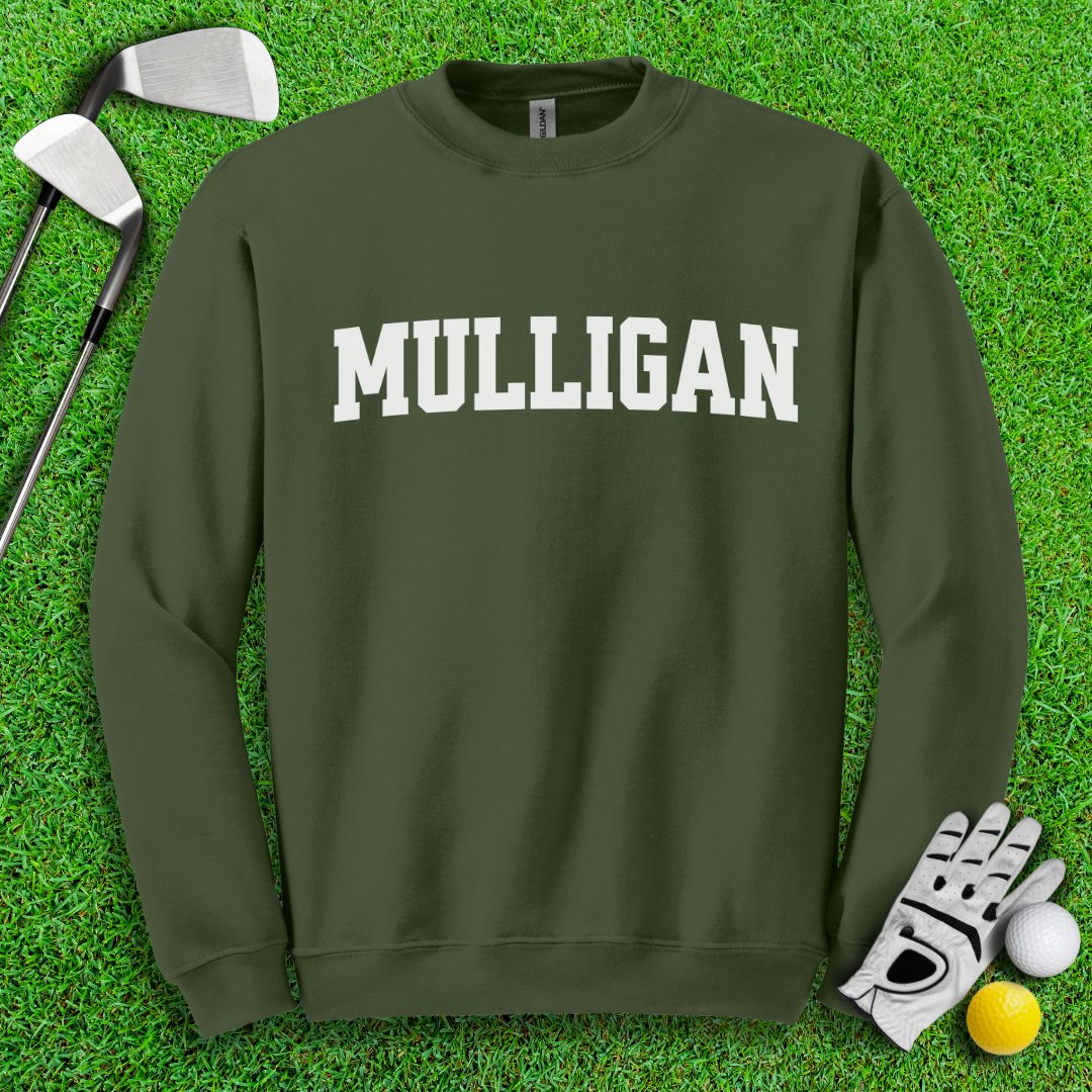 Simple Mulligan Text Crewneck - TeeHee Golf Gear