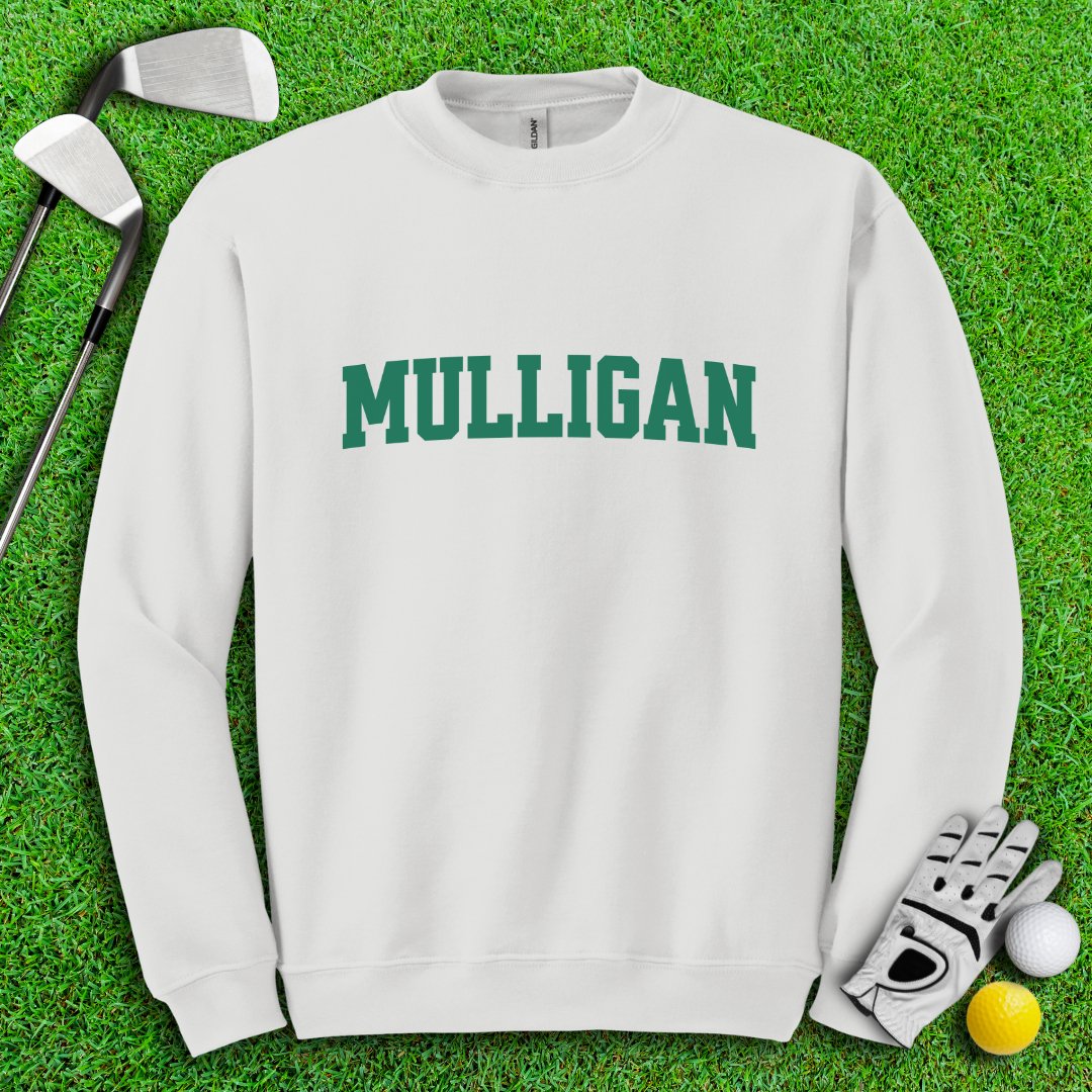 Simple Mulligan Text Crewneck - TeeHee Golf Gear