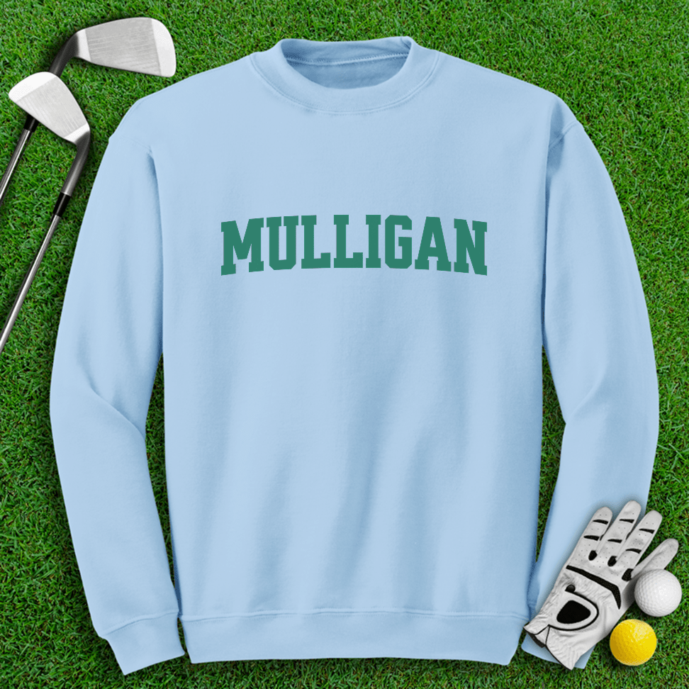 Simple Mulligan Text Crewneck - TeeHee Golf Gear
