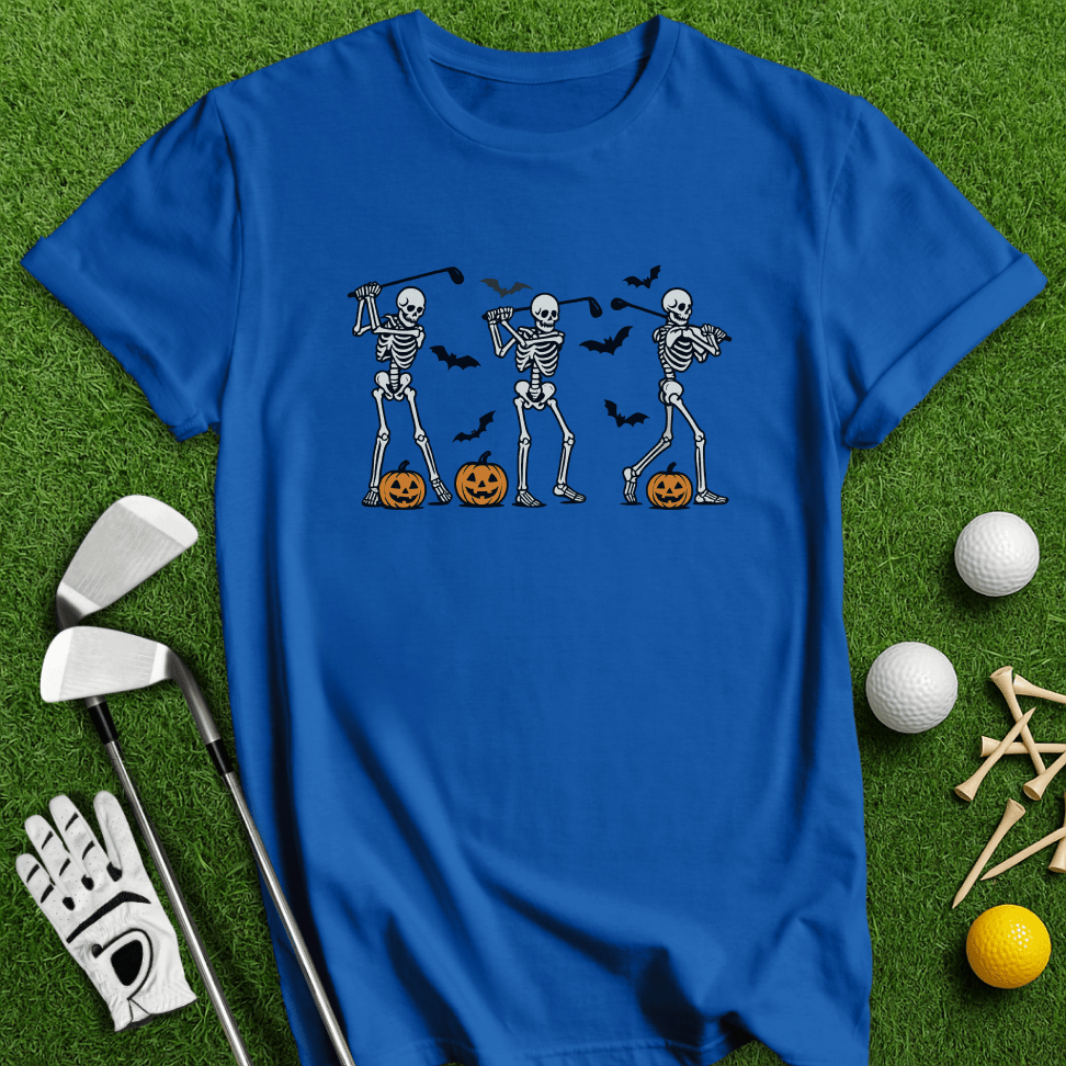 Skeleton Golfers T-shirt - TeeHee Golf Gear