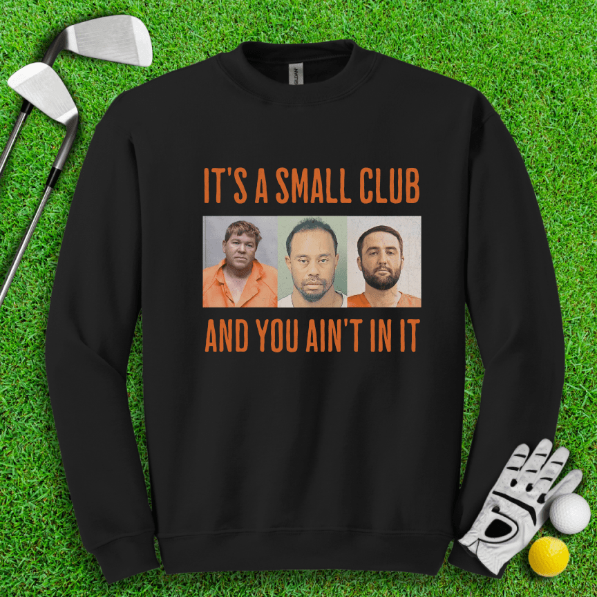 Small Club Mugshot Crewneck - TeeHee Golf Gear