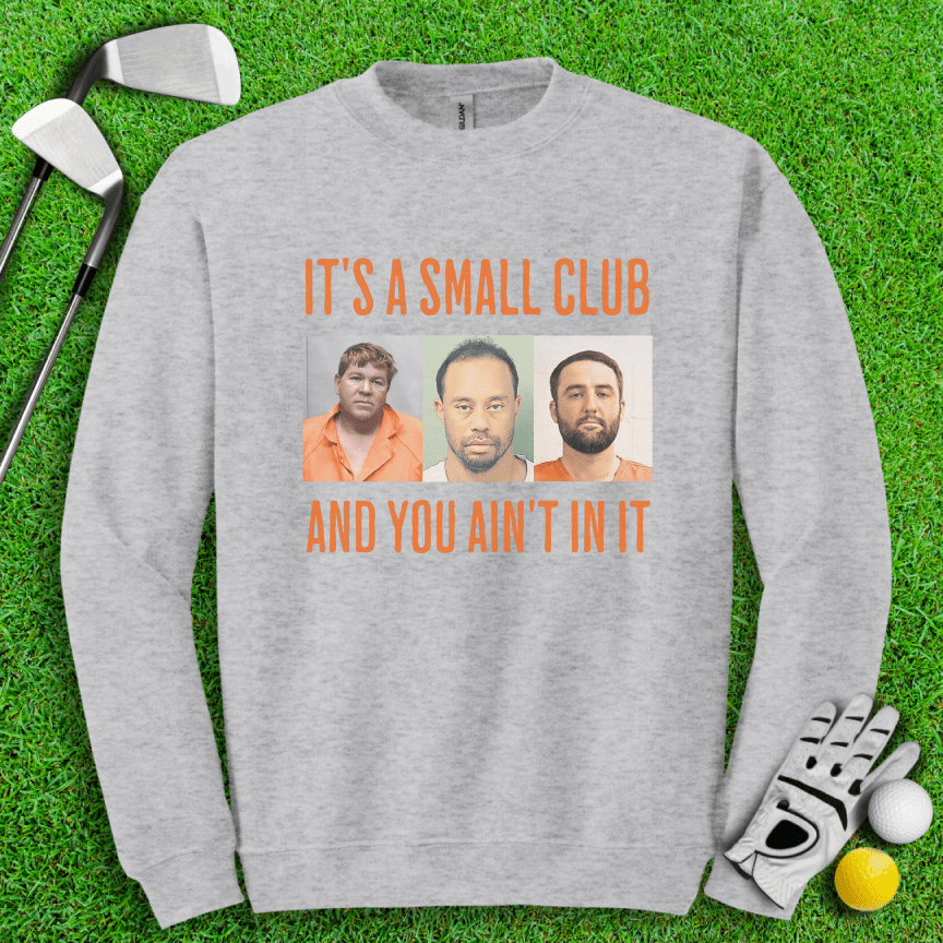 Small Club Mugshot Crewneck - TeeHee Golf Gear