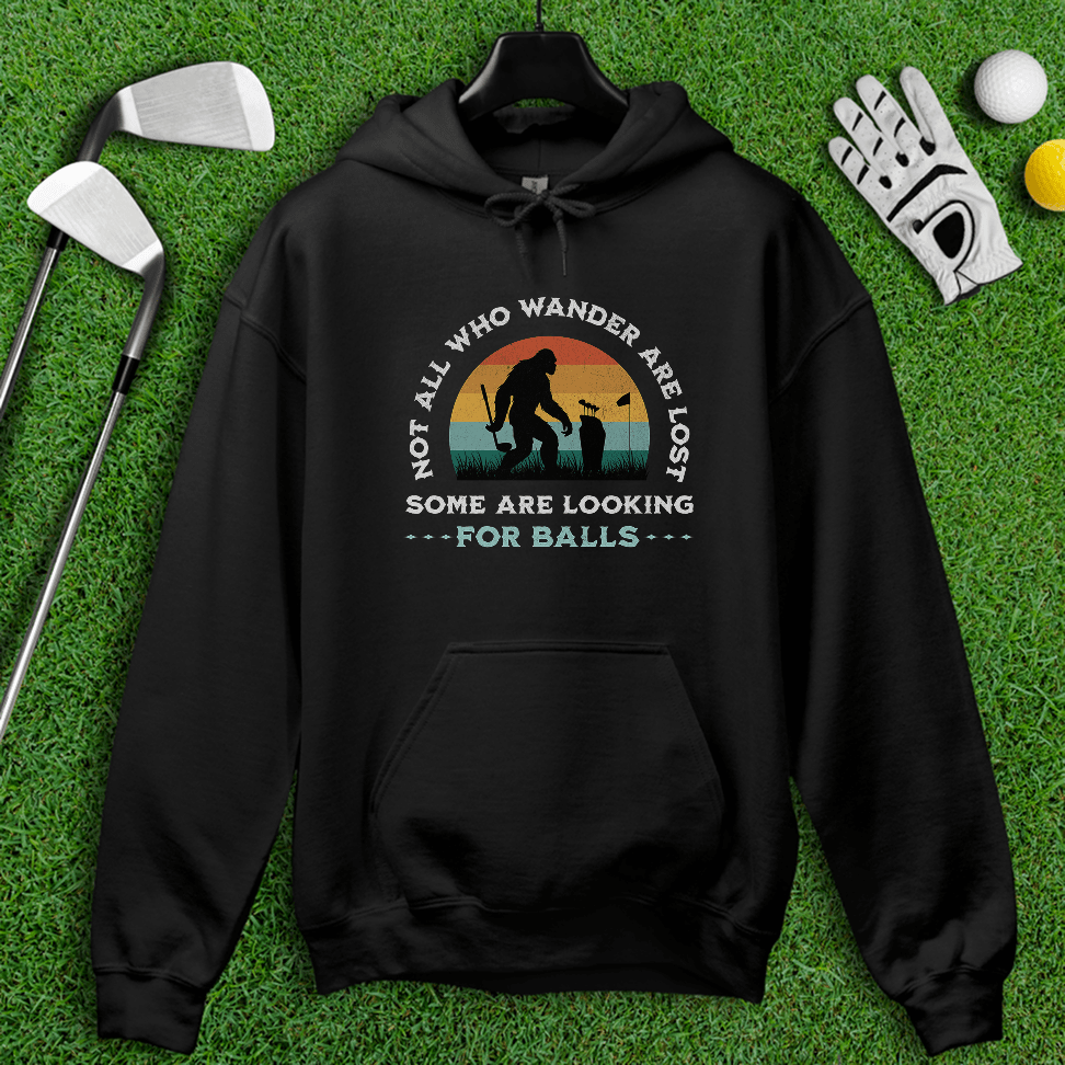 Some Just Looking for Bigfoot and Golf Balls Hoodie - TeeHee Golf Gear