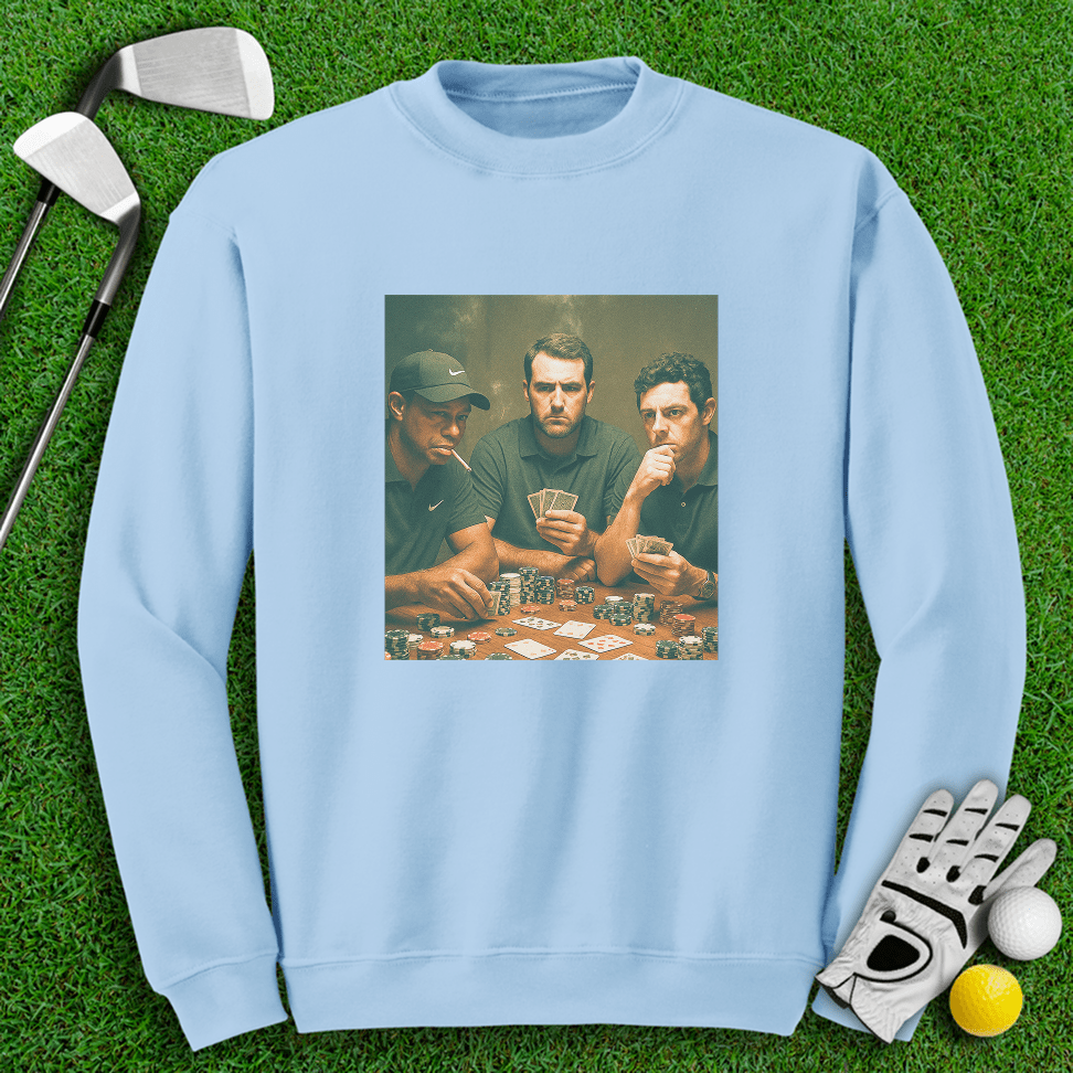 Tiger Scottie McIlroy Poker Crewneck - TeeHee Golf Gear