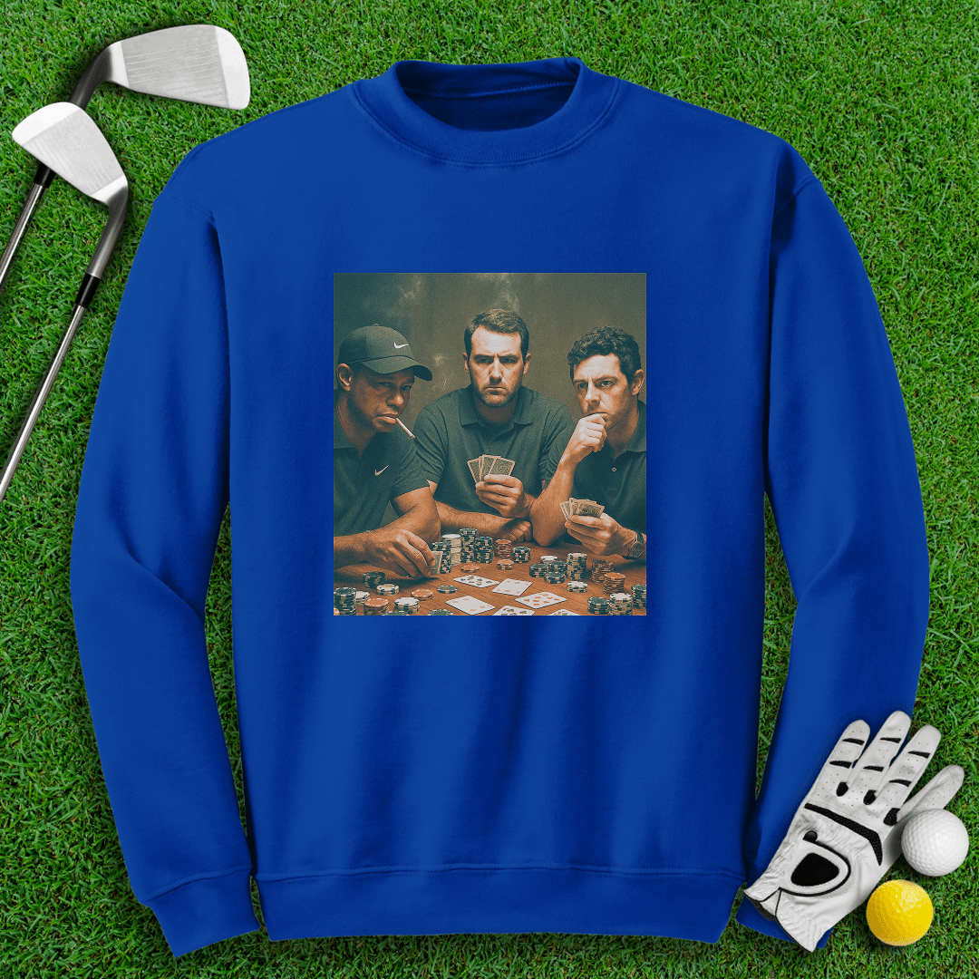 Tiger Scottie McIlroy Poker Crewneck - TeeHee Golf Gear