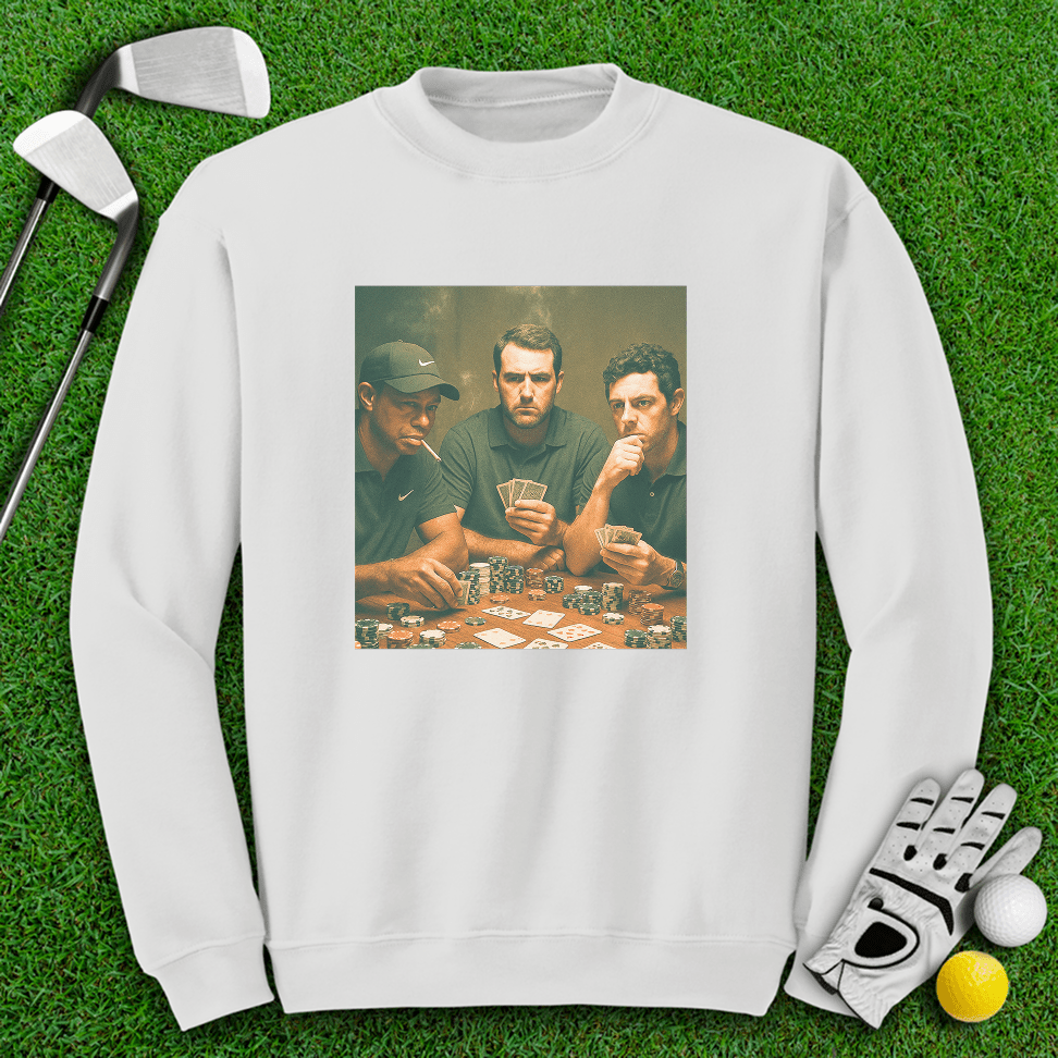 Tiger Scottie McIlroy Poker Crewneck - TeeHee Golf Gear