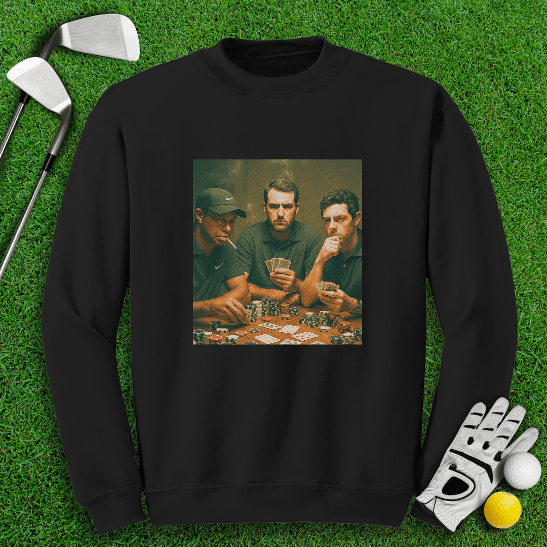 Tiger Scottie McIlroy Poker Crewneck - TeeHee Golf Gear