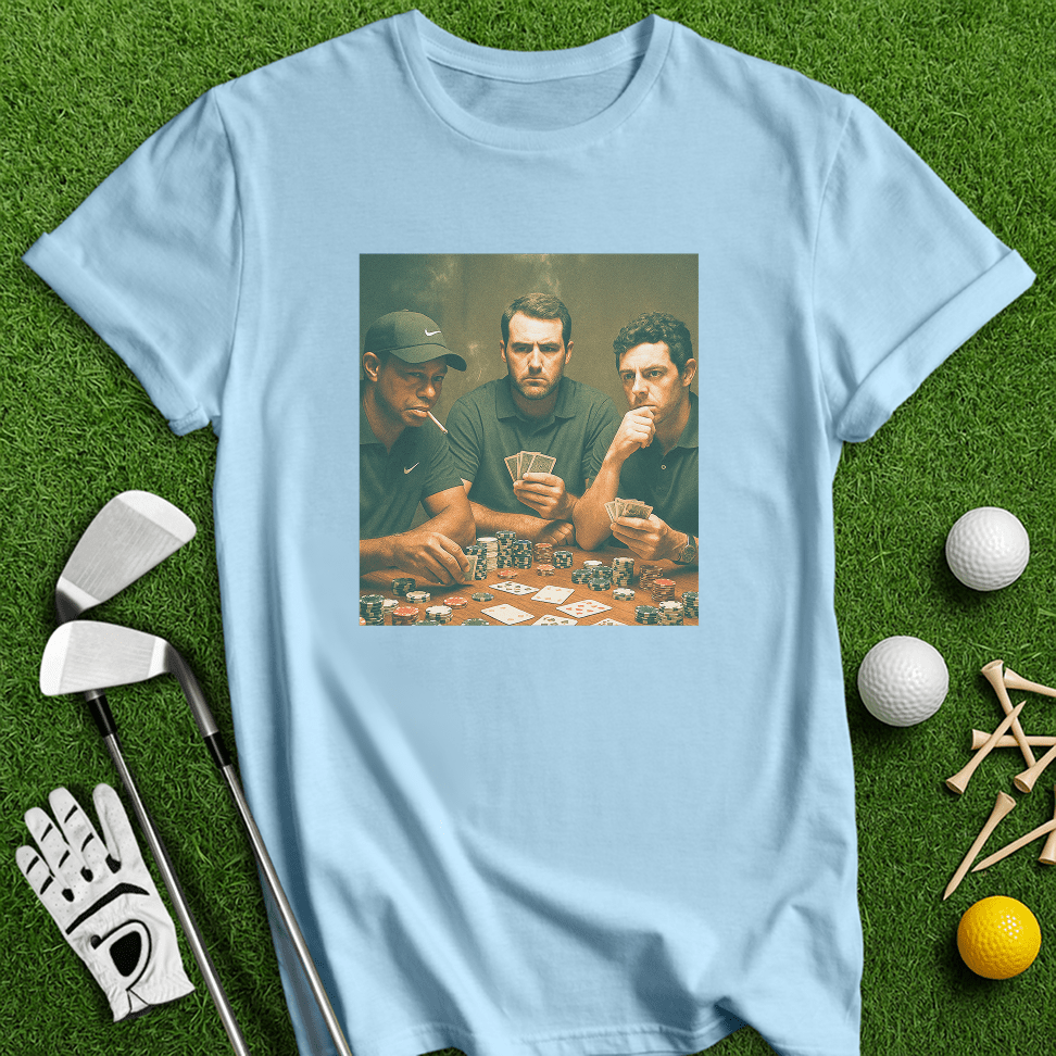 Tiger Scottie McIlroy Poker T-shirt - TeeHee Golf Gear
