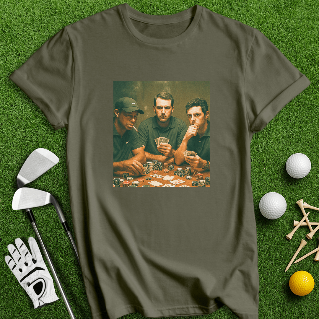 Tiger Scottie McIlroy Poker T-shirt - TeeHee Golf Gear