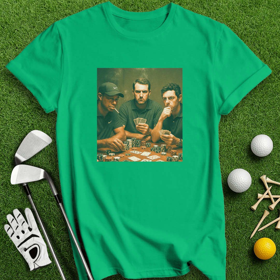 Tiger Scottie McIlroy Poker T-shirt - TeeHee Golf Gear