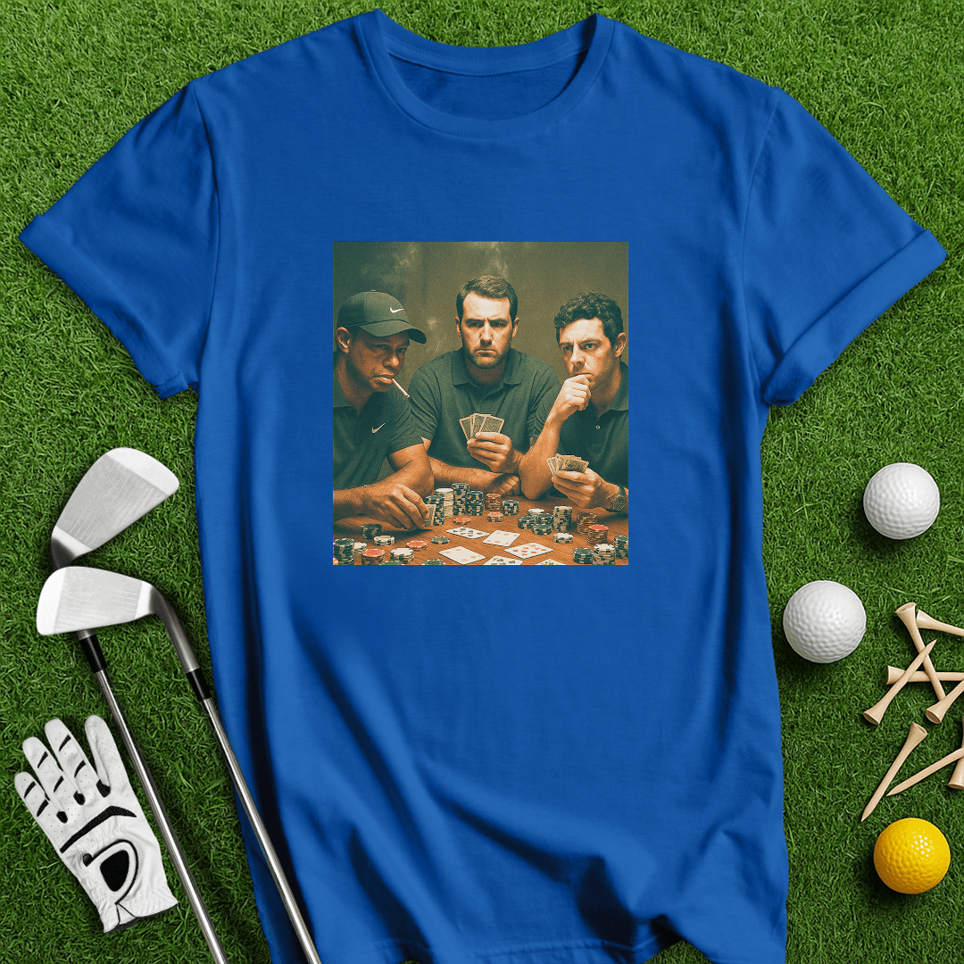 Tiger Scottie McIlroy Poker T-shirt - TeeHee Golf Gear