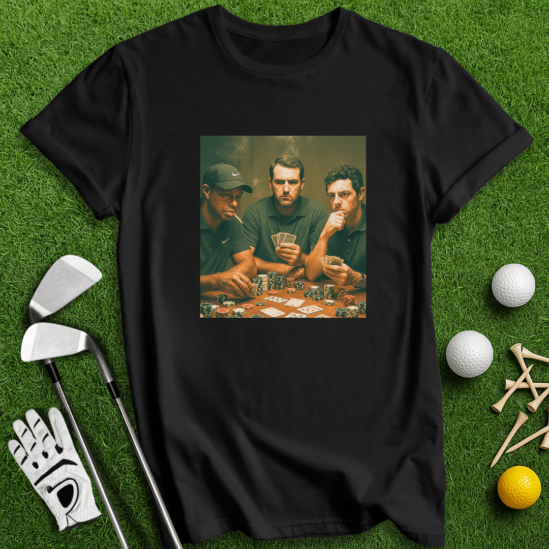 Tiger Scottie McIlroy Poker T-shirt - TeeHee Golf Gear