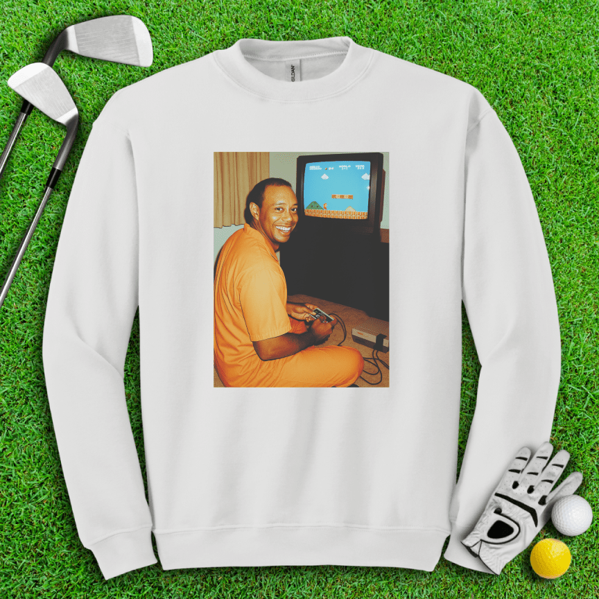 Tiger Super Mario Crewneck - TeeHee Golf Gear