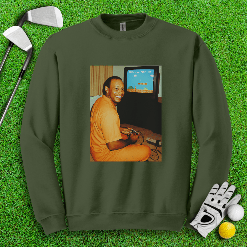 Tiger Super Mario Crewneck - TeeHee Golf Gear