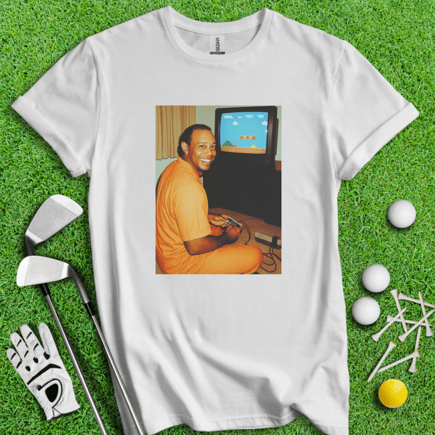 Tiger Super Mario T-shirt - TeeHee Golf Gear