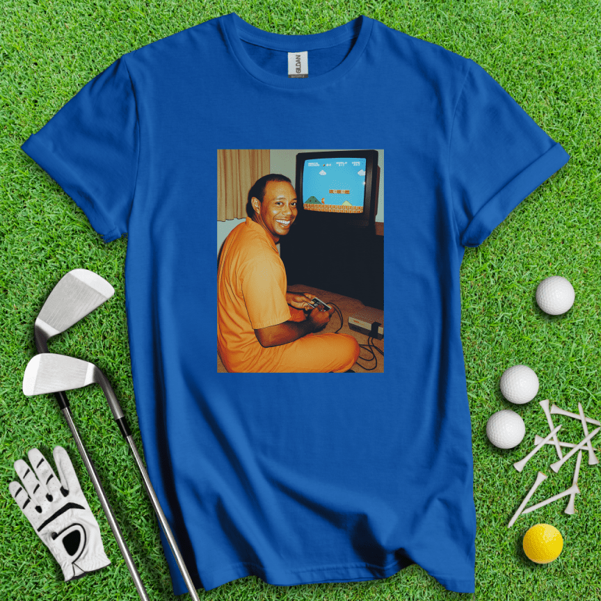 Tiger Super Mario T-shirt - TeeHee Golf Gear