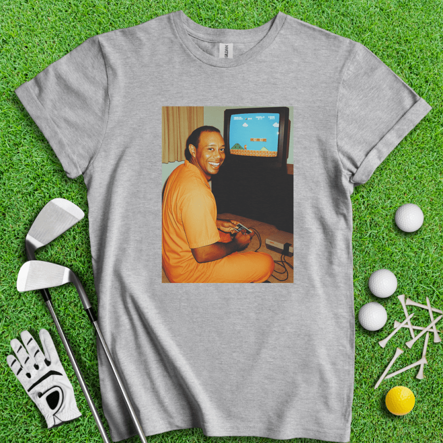 Tiger Super Mario T-shirt - TeeHee Golf Gear