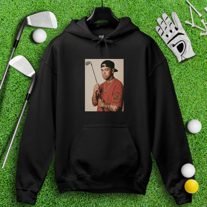 Tiger Woods 90s Hip Hop Hoodie - TeeHee Golf Gear