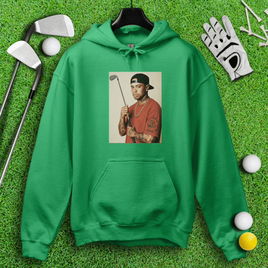 Tiger Woods 90s Hip Hop Hoodie - TeeHee Golf Gear