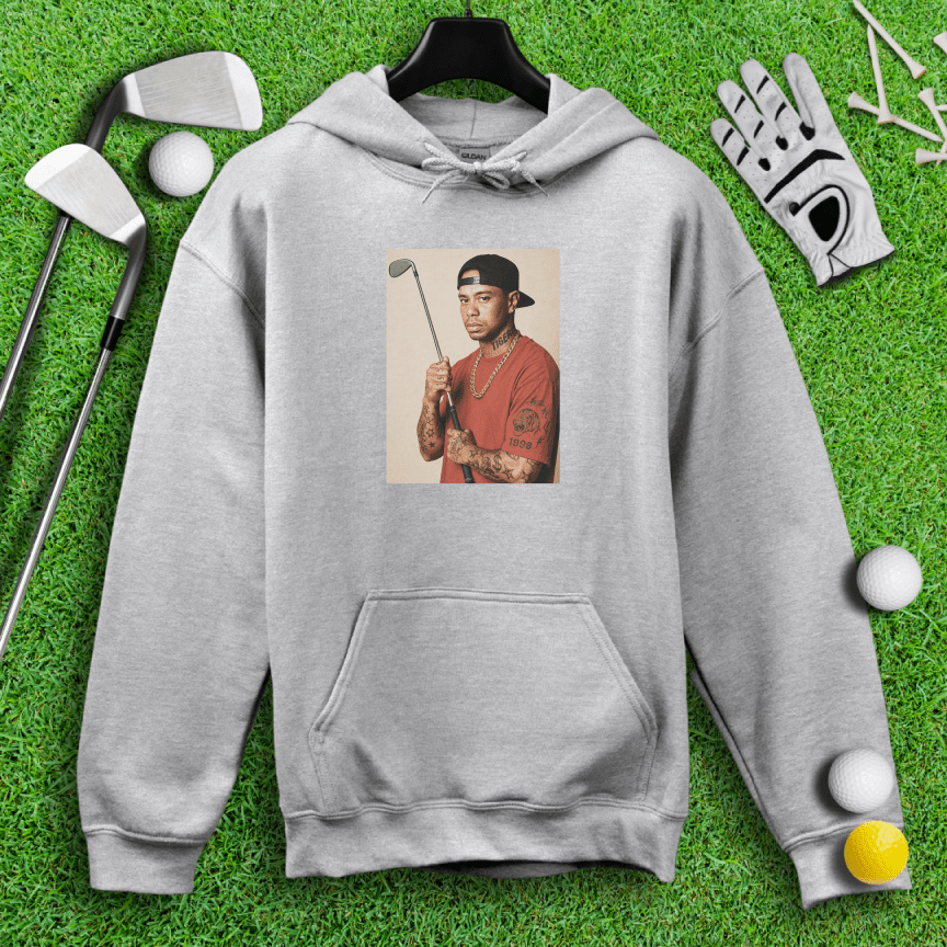 Tiger Woods 90s Hip Hop Hoodie - TeeHee Golf Gear