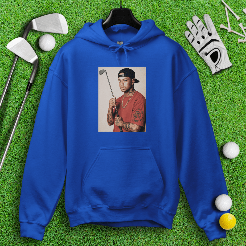 Tiger Woods 90s Hip Hop Hoodie - TeeHee Golf Gear