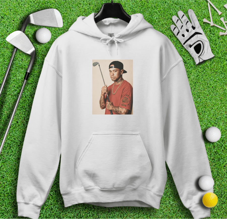 Tiger Woods 90s Hip Hop Hoodie - TeeHee Golf Gear