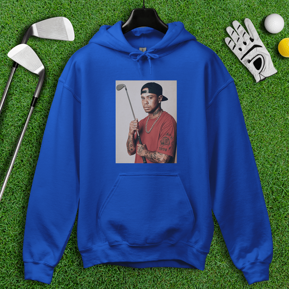 Tiger Woods 90s Hip Hop Hoodie - TeeHee Golf Gear