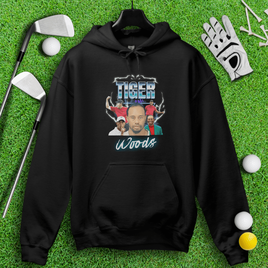 Tiger Woods Mugshot Vintage Hoodie - TeeHee Golf Gear