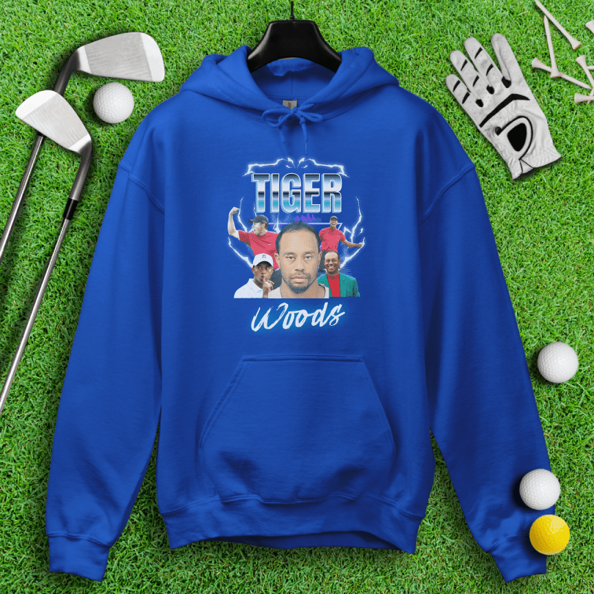 Tiger Woods Mugshot Vintage Hoodie - TeeHee Golf Gear