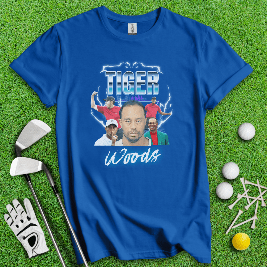 Tiger Woods Mugshot Vintage T-Shirt - TeeHee Golf Gear