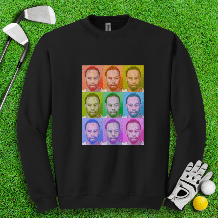 Tiger Woods Pop Art Crewneck - TeeHee Golf Gear