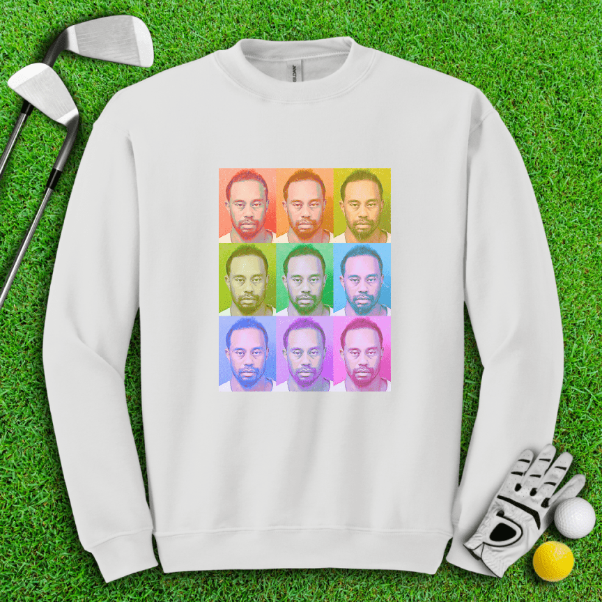 Tiger Woods Pop Art Crewneck - TeeHee Golf Gear