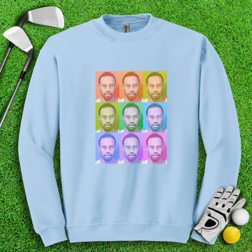 Tiger Woods Pop Art Crewneck - TeeHee Golf Gear