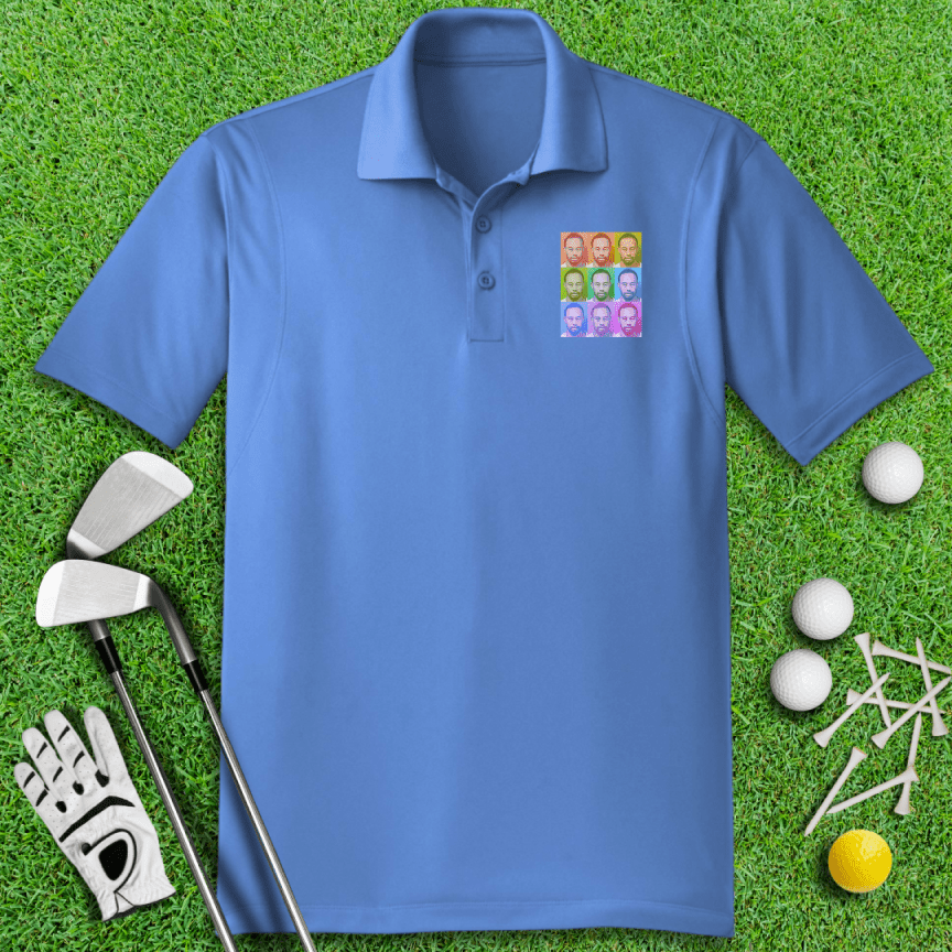 Tiger Woods Pop Art Polo Shirt - TeeHee Golf Gear