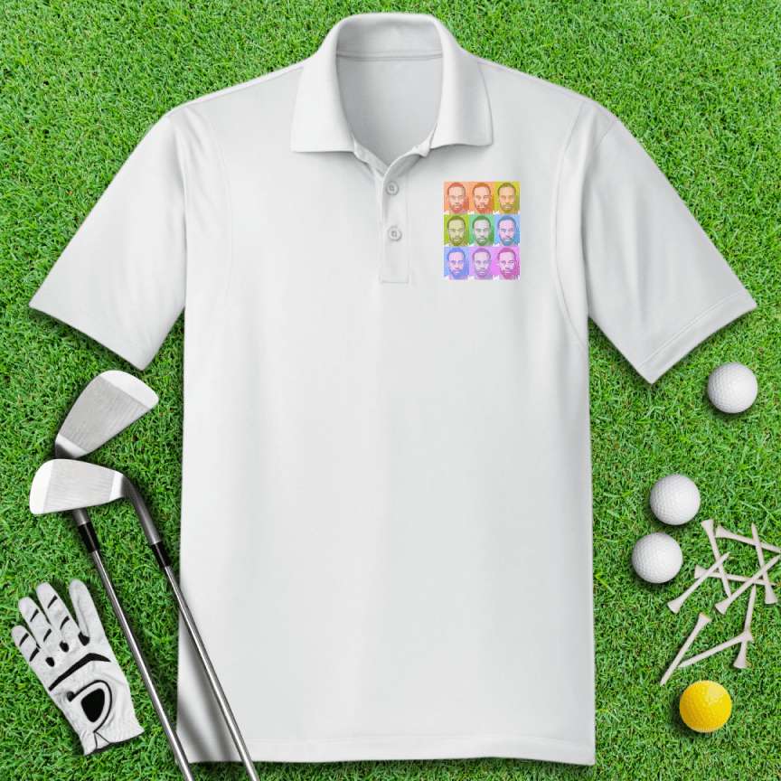 Tiger Woods Pop Art Polo Shirt - TeeHee Golf Gear