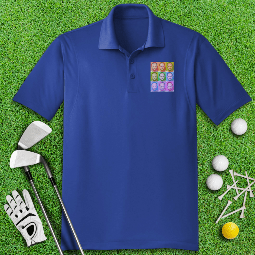 Tiger Woods Pop Art Polo Shirt - TeeHee Golf Gear