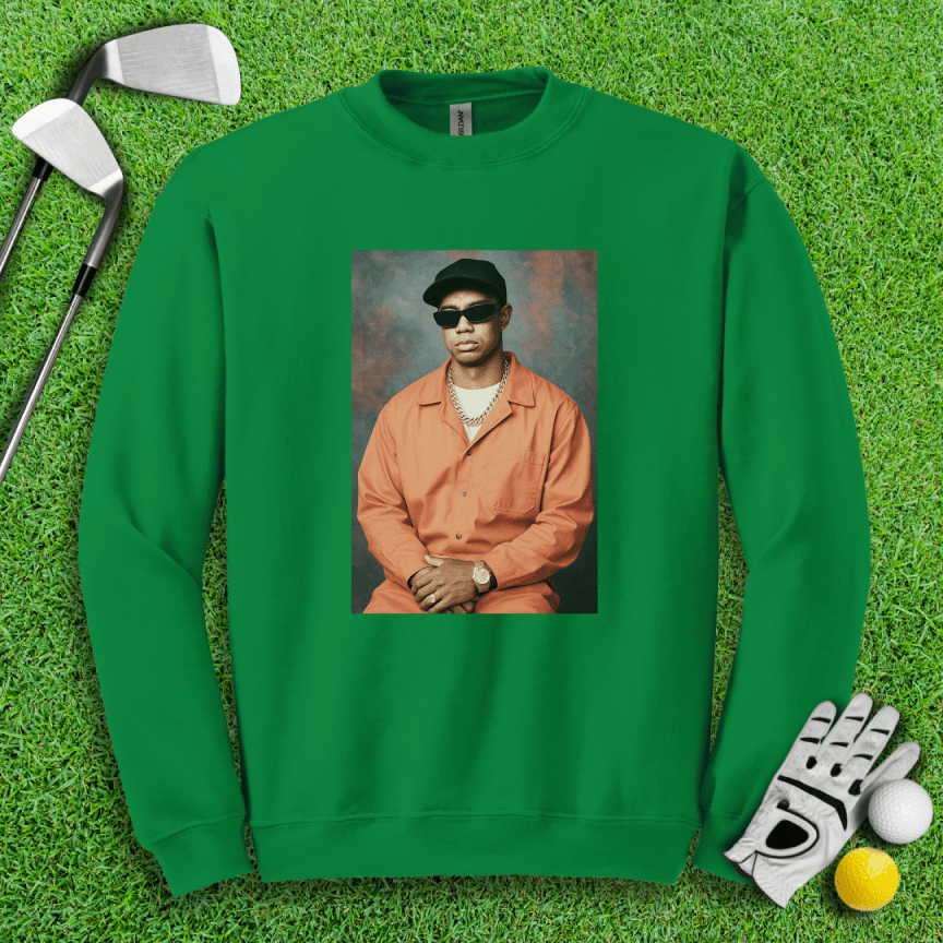 Tiger Woods Retro Mugshot Crewneck - TeeHee Golf Gear