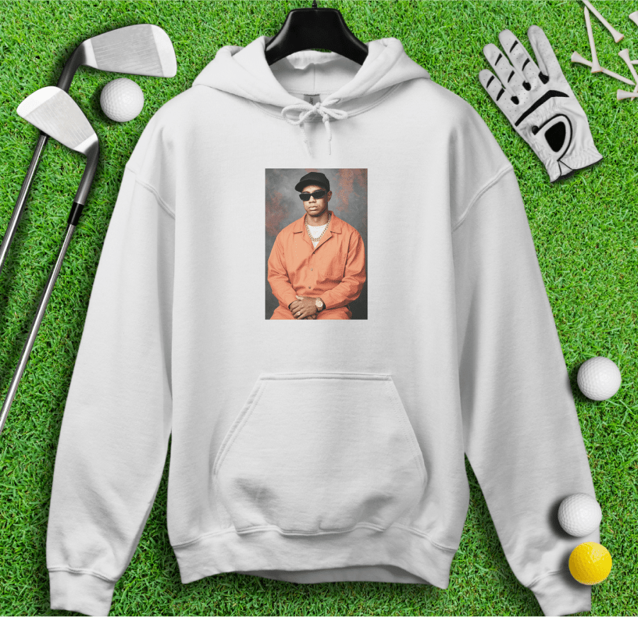 Tiger Woods Retro Mugshot Hoodie - TeeHee Golf Gear