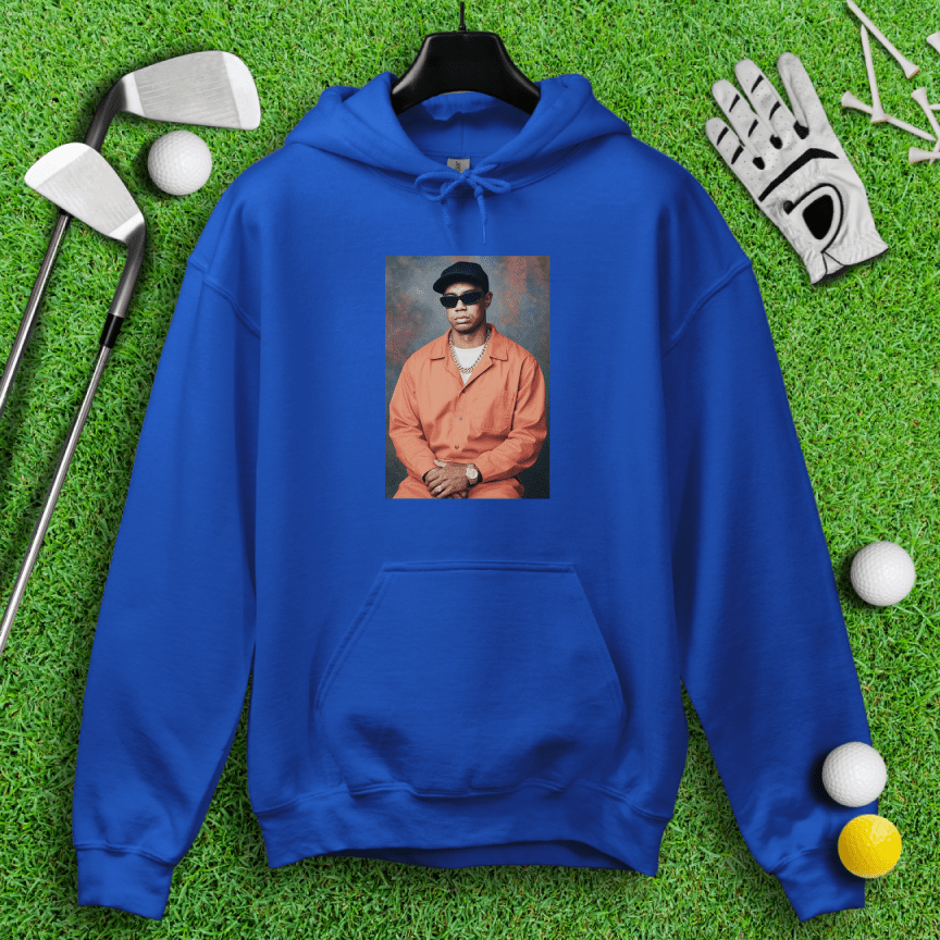 Tiger Woods Retro Mugshot Hoodie - TeeHee Golf Gear