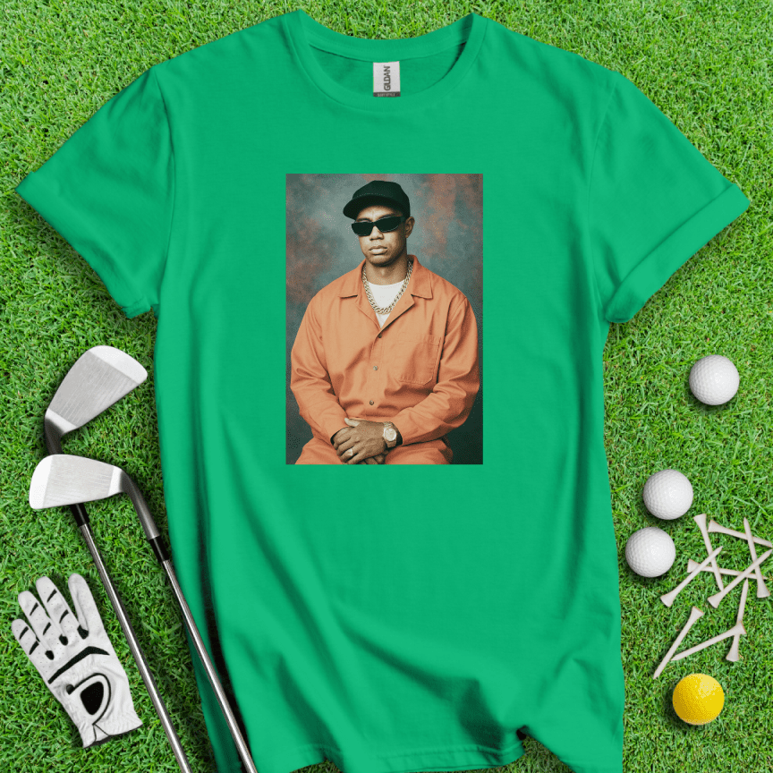 Tiger Woods Retro Mugshot T-shirt - TeeHee Golf Gear