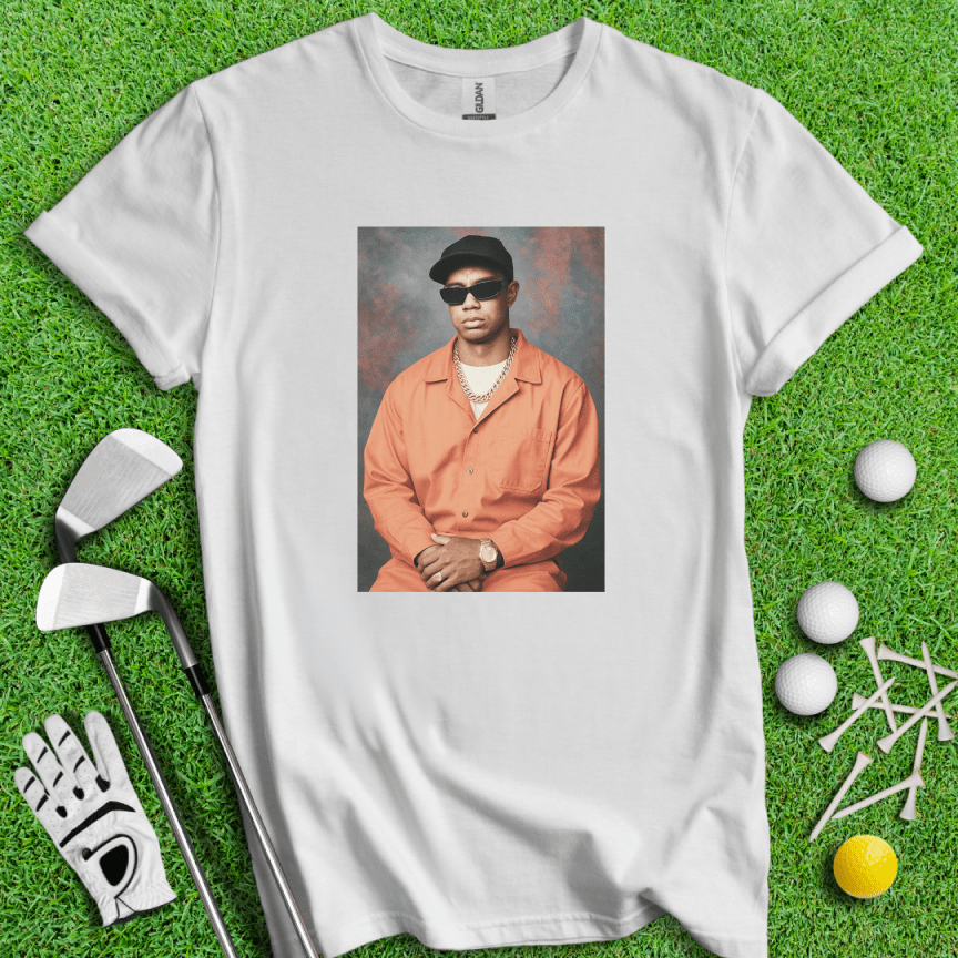 Tiger Woods Retro Mugshot T-shirt - TeeHee Golf Gear