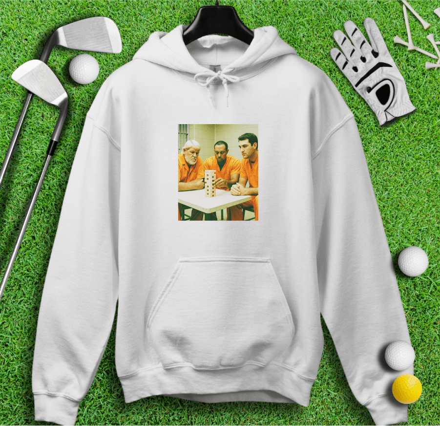 Trio Mugshot Jenga Hoodie - TeeHee Golf Gear